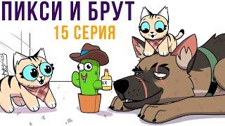 Пикси и Брут. 15 серия. Комиксы | Мемозг 677