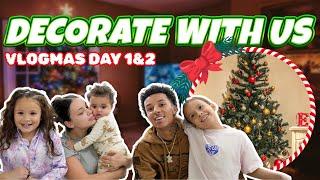 DECORATING OUR HOUSE FOR CHRISTMAS | VLOGMAS DAY 1 & 2