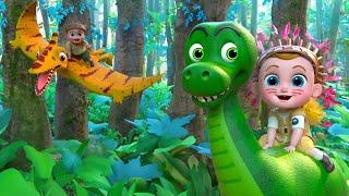 Perjalanan petualangan bayi di hutan! - Dino Ride