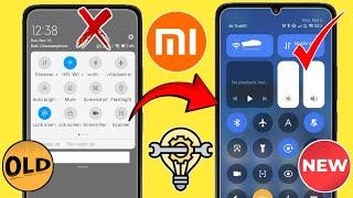 HyperOS control center for Redmi 13C No Root | How to get new control center in redmi 13c 5g