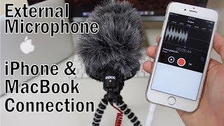 Connect an External Microphone to iPhone & MacBook - RODE VideoMICRO