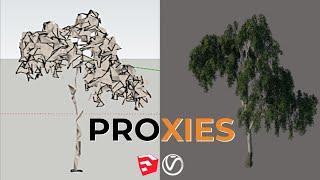 How to Create Proxy files in Sketchup | Vray for Sketchup Tutorial