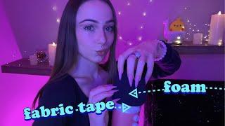 ASMR Crunchiest Mic Scratching Ever  Tape + Foam 