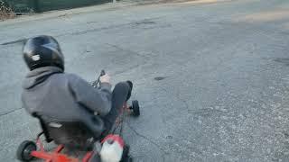 goped go kart home made drift test @ian builder