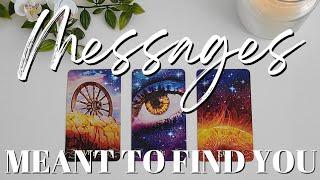 Messages Meant To Find You  PICK A CARD | Timeless Tarot Card Reading