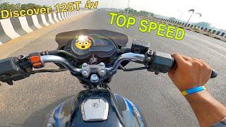 Bajaj Discover 125T(4v)Top speed |full throttle