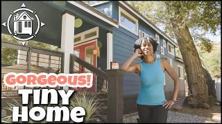 This supersized Tiny Home changed her life & it’s gorgeous inside