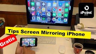 Screen Mirroring iPhone di MacBook atau iMac secara Gratis