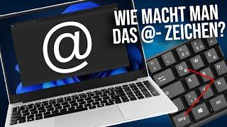 Wie macht man das @ Zeichen auf der Tastatur - Wie mache ich ein @ Zeichen - Windows