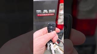 Ram ProMaster Remote Start Demonstration  Weekender Van Life #shorts #promaster #customvanbuild