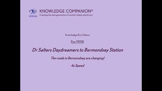 Knowledge Folks! Take me from Dr Salters Daydreamer Statues to Bermondsey Station please!