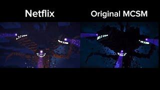 Minecraft: Story Mode | side by side // Netflix & Original