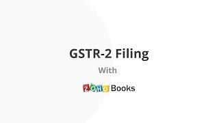 How to reconcile GSTR-2 with Zoho Books | India | GST