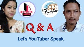 Question Answer of Youtubers | Amar Raanghar and Info with Bhagya