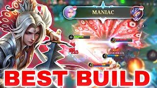 MANIAC‼️LING BEST BUILD FOR DESTROY ENEMY - INTENSE MATCH GAMEPLAY LING MOBILE LEGENDS
