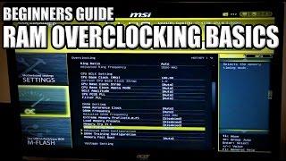 How to set your memory speed and XMP Profile - Memory Overclocking Basics