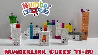 Unboxing Building Numberblocks , MathLink cubes 11-20 