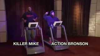 Treadmill Rap Battle Action Bronson Killer Mike | The Eric Andre Show | Adult Swim