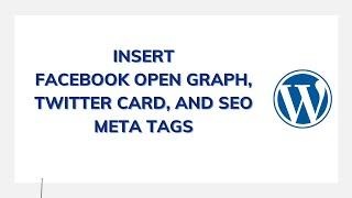 inserting Facebook Open Graph, Twitter Card, and SEO Meta Tags