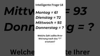 Intelligente Frage-18.#schule #genie #schlau