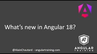 What's new in Angular 18? May 2024