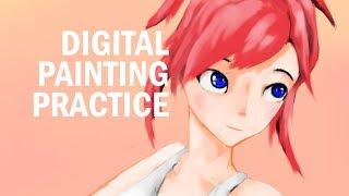 Painting Our Video Game's Character | Digital Painting Practice Timelapse