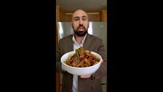 Egyptian Okra and Beef (Bamya) Recipe with Vermicelli Rice | بامية مع أرز بالشعرية