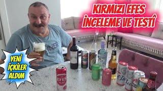 Kırmızı Efes İncelemesi ve Testi - ZAM gelmeden biraz daha İÇKİ ALDIM- Yumurta Salatası Tarifi.