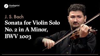 Oganes Arustamov plays J. S. Bach - Sonata for Violin Solo Nr. 2 in A minor, BWV 1003