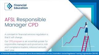 AFSL Responsible Manager CPD