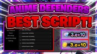 [UPDATE] Anime Defenders Script GUI / Hack (AUTOFARM, INFINITE GEMS, AND MORE) *PASTEBIN*