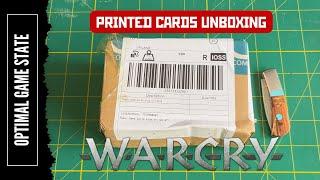 Warcry - Printed Cards Unboxing