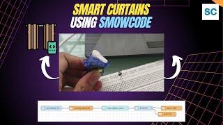 Smart Curtain control using Servo & LDR | Project Tutorial on ESP32 | Smowcode