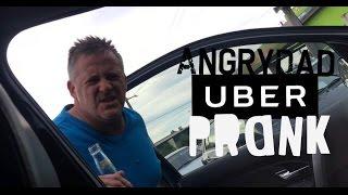 Angydad fake UBER driver prank