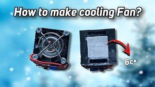 How to Make DIY Mobile Cooling Fan || SR01 mobile cooling fan || 12V Cooling Fan for gaming