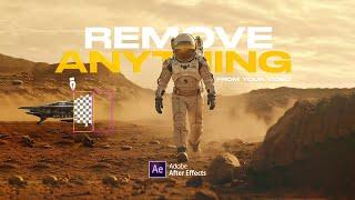 Remove anything from a video - After Effect | Step by Step