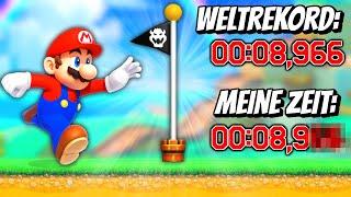 Ich spiele die WELTREKORD-CHALLENGE in Mario Maker 2!