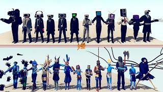 CAMERAMAN TEAM vs MELEE TEAM - Totally Accurate Battle Simulator | TABS