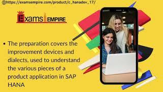 Overview of C_HANADEV_17 Exam Training | SAP Certified Development Associate - SAP HANA 2.0 SPS05