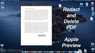 Delete And Redact PDFs in Apple Preview