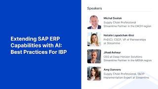 Extending SAP ERP Capabilities with AI: Best Practices for IBP