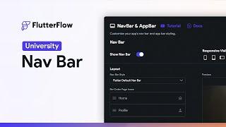Nav Bar | FlutterFlow University