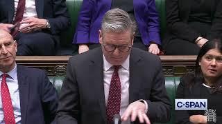 Keir Starmer: "No one wanted to see what we saw Friday" - British House Commons Russia-Ukraine war