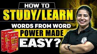 How to Study/Learn Words From Word Power Made Easy