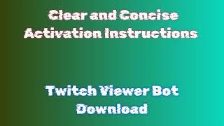 Twitch Viewer Bot license: How to install Twitch Viewer Bot activated | How to Download Twitch