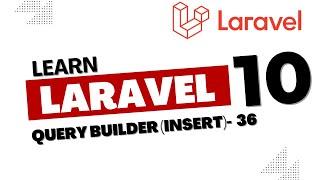 Laravel tutorial in hindi | How to insert data using query builder in Laravel #laravel