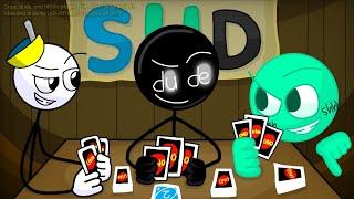 @SoupEarthOfficial , @tslaliveus , and @HKtitoOfficial playing Uno (BPM) [Speedpaint]