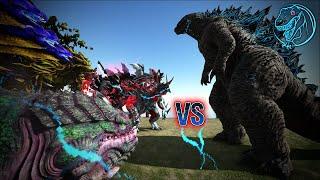 GODZILLA vs. More Kaiju Mod Creatures | ARK Kaiju Battle 