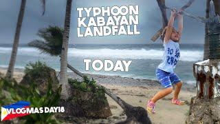  Vlogmas Day 18 Typhoon KABAYAN Today Siargao Update