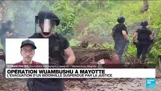 Opération "Wuambushu" : la justice suspend l'évacuation d'un bidonville à Mayotte • FRANCE 24